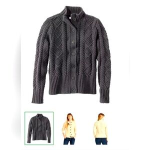 LL Bean Signature fisherman sweater, women’s Medium, NWT, 100%cotton